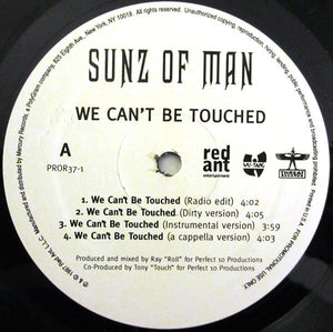 Sunz Of Man : We Can't Be Touched / Inmates To The Fire (12", Maxi, Promo)