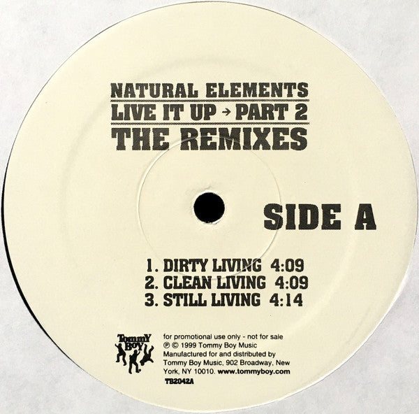 Natural Elements : Live It Up Part 2 The Remixes (12