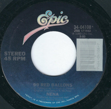 Nena : 99 Red Ballons / 99 Luftballons (7