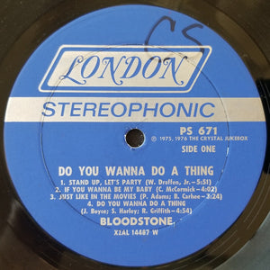 Bloodstone : Do You Wanna Do A Thing? (LP, Album, Wad)