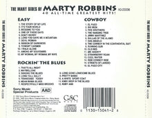Load image into Gallery viewer, Marty Robbins : The Many Sides Of Marty Robbins 40 All-Time Greatest Hits! (3xCD, Comp)