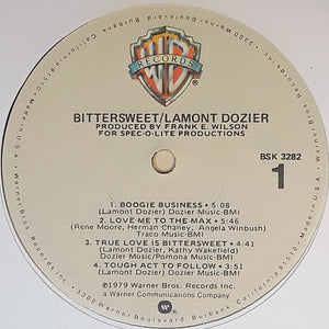 Lamont Dozier : Bittersweet (LP, Album, Los)