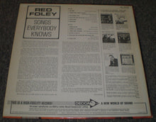 Load image into Gallery viewer, Red Foley : Songs Everybody Knows (LP, Album, Mono, Promo)