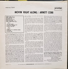 Load image into Gallery viewer, Arnett Cobb : Movin' Right Along (LP, Mono)