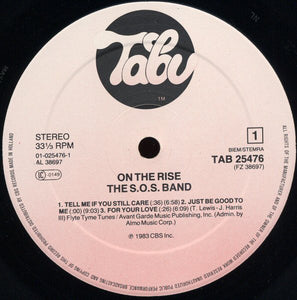 The S.O.S. Band : On The Rise (LP, Album)