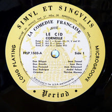 Load image into Gallery viewer, Comédie-Française : Le Cid De Corneille (LP, Album)