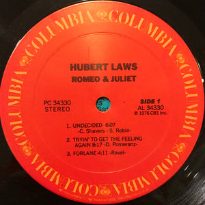 Hubert Laws : Romeo & Juliet (LP, Album, Pit)