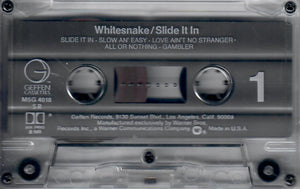 Whitesnake : Slide It In (Cass, Album, RE, Dol)