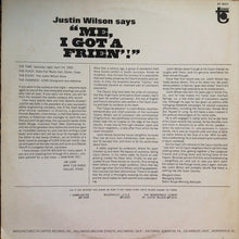 Load image into Gallery viewer, Justin Wilson : Justin Wilson Says "Me, I Got A Frien'!" (LP, Album)