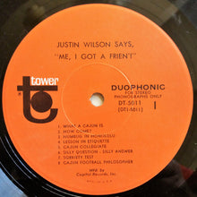 Load image into Gallery viewer, Justin Wilson : Justin Wilson Says "Me, I Got A Frien'!" (LP, Album)