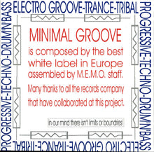 Load image into Gallery viewer, white label assembled : Minimal Groove (CD, Comp)