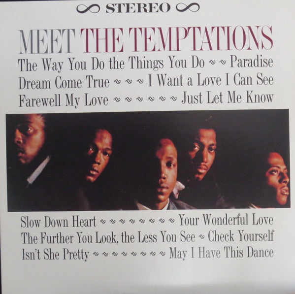 The Temptations : Meet The Temptations (LP, Album, RE)