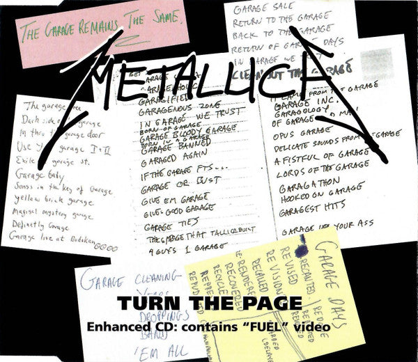 Metallica : Turn The Page (CD, Single, Enh)