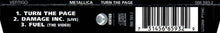 Load image into Gallery viewer, Metallica : Turn The Page (CD, Single, Enh)