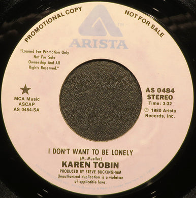 Karen Tobin : I Don't Want To Be Lonely (7