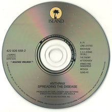 Load image into Gallery viewer, Anthrax : Spreading The Disease (CD, Album, RE)