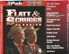 Load image into Gallery viewer, Flatt &amp; Scruggs : Classics: 36 All-Time Greatest Hits (3xCD, Comp)