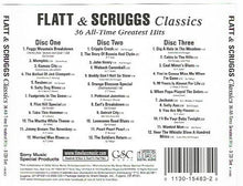 Load image into Gallery viewer, Flatt &amp; Scruggs : Classics: 36 All-Time Greatest Hits (3xCD, Comp)