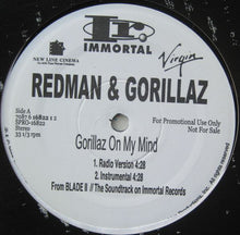 Load image into Gallery viewer, Redman &amp; Gorillaz : Gorillaz On My Mind (12&quot;, Promo)