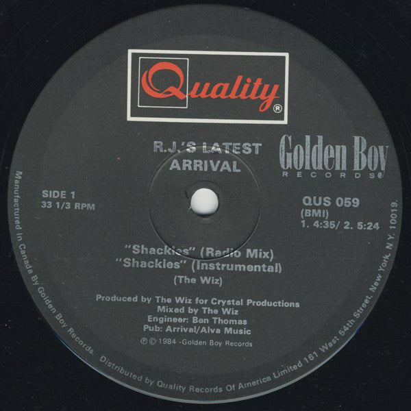 R.J.'s Latest Arrival : Shackles (12