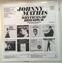 Load image into Gallery viewer, Johnny Mathis : Rhythms Of Broadway (LP, Album, Mono, RE, Pit)