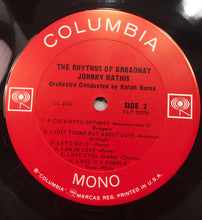 Load image into Gallery viewer, Johnny Mathis : Rhythms Of Broadway (LP, Album, Mono, RE, Pit)