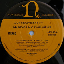 Load image into Gallery viewer, Igor Stravinsky - Pierre Boulez, Orchestre National De La R.T.F.* : The Rite Of Spring (La Sacre Du Printemps) (LP, RE)