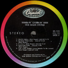 Load image into Gallery viewer, Bob Seger System : Ramblin&#39; Gamblin&#39; Man (LP, Album, Scr)