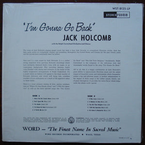 Jack Holcomb : I'm Gonna Go Back (LP, Album)