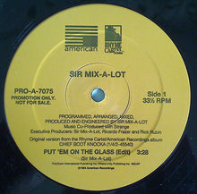 Load image into Gallery viewer, Sir Mix-A-Lot : Put &#39;Em On The Glass (12&quot;, Promo)