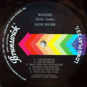 Jackie Wilson : Whispers (LP, Mono, Pin)