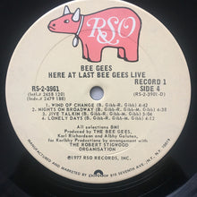 Load image into Gallery viewer, Bee Gees : Here At Last - Live (2xLP, Album, San)