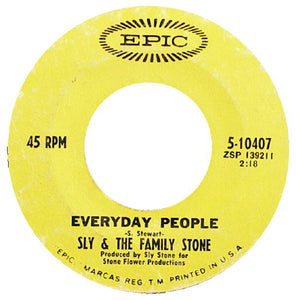 Sly & The Family Stone : Everyday People (7", Single, Ter)