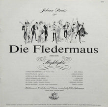 Load image into Gallery viewer, Johann Strauss Jr. : Die Fledermaus Highlights (LP, Album)