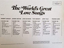 Load image into Gallery viewer, Various : The World's Great Love Songs (LP, Comp)