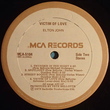 Load image into Gallery viewer, Elton John : Victim Of Love (LP, Album)