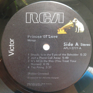 Mirage (26) : Princes Of Love (LP, Album)