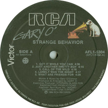 Load image into Gallery viewer, Gary O'* : Strange Behavior (LP, Album)