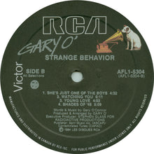 Load image into Gallery viewer, Gary O'* : Strange Behavior (LP, Album)