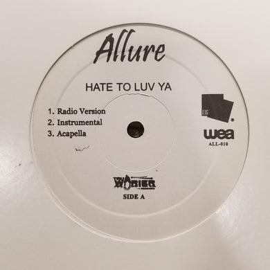 Allure (3) : Hate To Luv Yah / Oh Oh (12