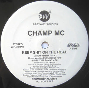 Champ MC : Keep It On The Real (2x12", Promo)