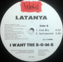 Load image into Gallery viewer, LaTanya : I Want The B-O-M-B (12&quot;)