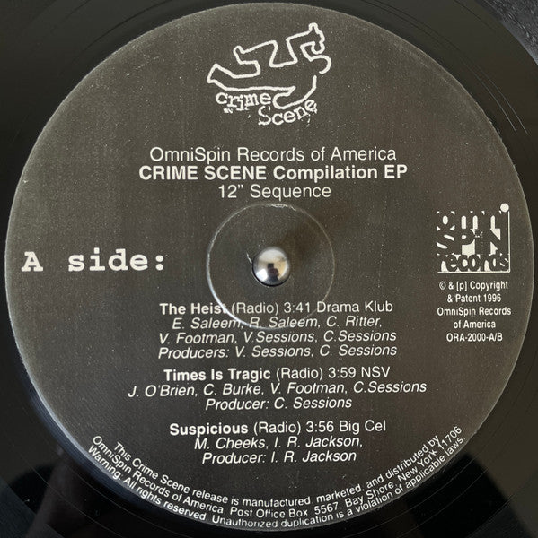 Buy Various : Crime Scene Compilation Ep (12
