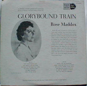 Rose Maddox : Glorybound Train (LP)