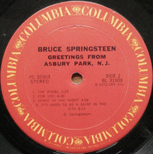 Load image into Gallery viewer, Bruce Springsteen : Greetings From Asbury Park, N.J. (LP, Album, RE)