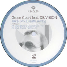 Load image into Gallery viewer, Green Court Feat. De/Vision : Take (My Breath Away) / Inside Your Gates (12&quot;)