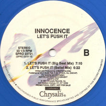 Load image into Gallery viewer, Innocence : Let&#39;s Push It (12&quot;, Promo, Blu)