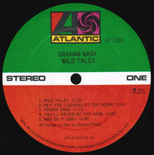 Load image into Gallery viewer, Graham Nash : Wild Tales (LP, Album, PR )