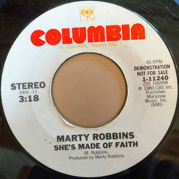 Marty Robbins : She's Made Of Faith (7