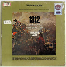 Load image into Gallery viewer, Pyotr Ilyich Tchaikovsky - Eugene Ormandy, The Philadelphia Orchestra, Mormon Tabernacle Choir, Valley Forge Military Academy Band : 1812 Overture / Romeo And Juliet (LP, Album, Quad)